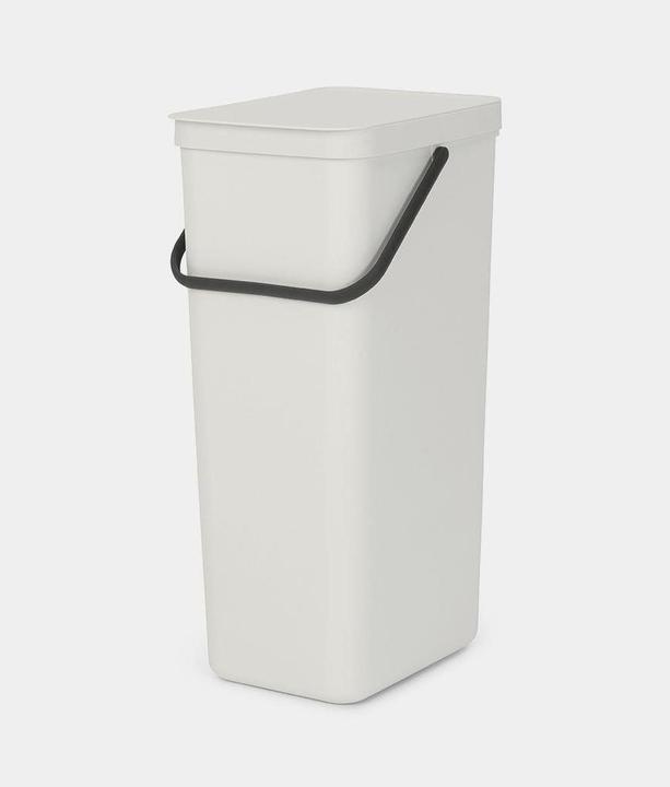 Image du produit Brabantia Bac de recyclage Sort & Go 40 l, gris clair (40 l)