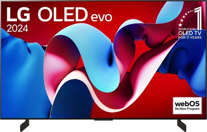 Produktbild LG OLED42C47LA 106cm 42" 4K OLED Smart TV Fernseher (42", C4, OLED, 4K, 2024)