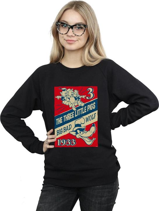 Image du produit Disney - Sweat THREE LITTLE PIGS AND THE BIG BAD WOLF - Femme (M)