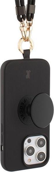 Actual product image Just Elegance Necklace Cover with PopSockets 3in1 Case Black