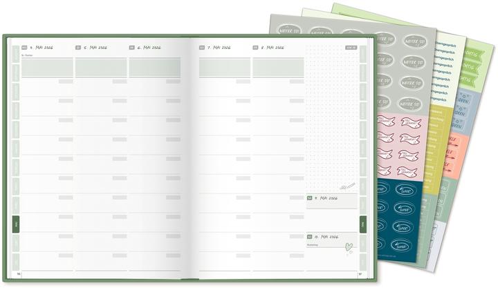 Image du produit Mon agenda du professeur A5+ - Calendrier du professeur pour l'année scolaire 2025/2026 (16,5 x 22 cm, Allemand)