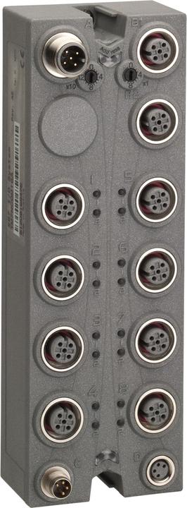 Produktbild Schneider Electric CANopen-Schnittstellenblock, IP67, 16 E/A, M12 TM7NCOM16A