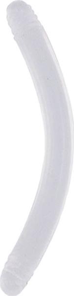 Star Piercing Micro Bananen-Stab transparent (ohne Messing, Bioflex)
