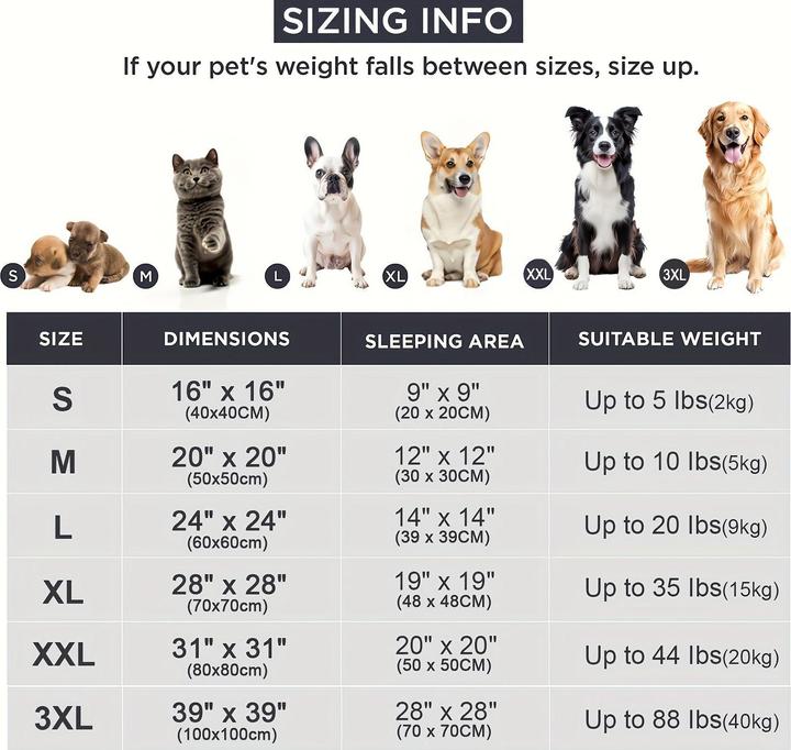 Nährwerte und Zutaten Alopini Beruhigendes Hunde- & Katzenbett, Donut Cuddler Wärmendes Kuscheliges Weiches Rundes Bett (Hund, Katze)