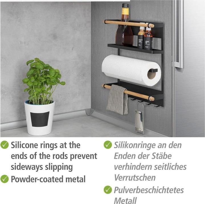 Immagine prodotto Wenko Scaffale magnetico da cucina Magna nero