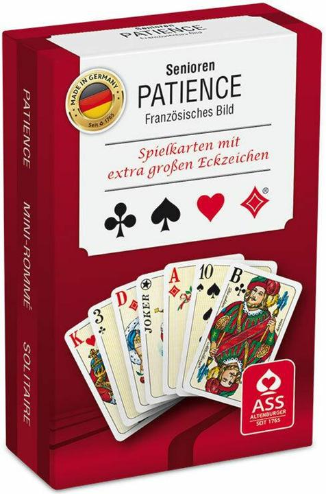 Actual product image AGM Senior Patience. French image (German)
