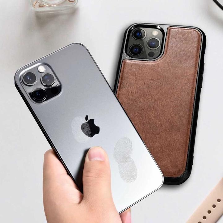 Image du produit iCarer Coque Fourre standard en cuir véritable (Apple iPhone 12 Pro Max)