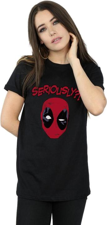 Image du produit Deadpool T-shirt boyfriend en coton Seriously Womens/Ladies (XL)