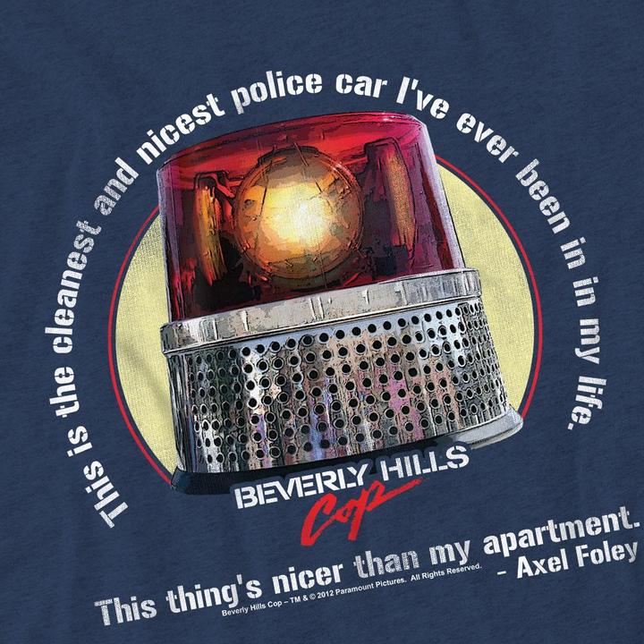 Produktbild Beverly Hills Cop Nicest Police Car TShirt (S)