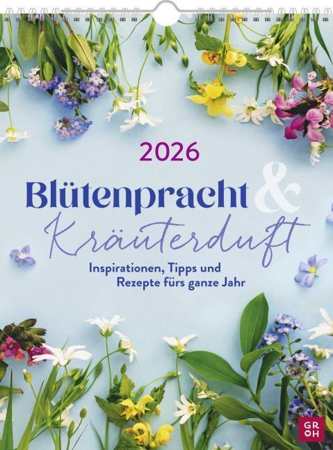 Produktbild Wochenkalender 2026: Blütenpracht und Kräuterduft (14 x 21 cm, Harter Einband, Deutsch)