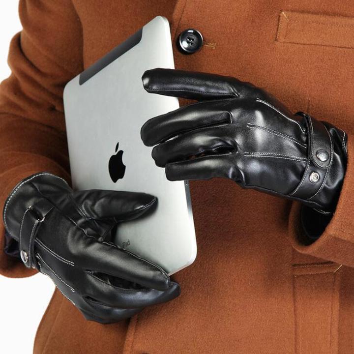 Immagine prodotto PhoneLook Gants en similicuir pour écran tactile unisexe taille M (M)