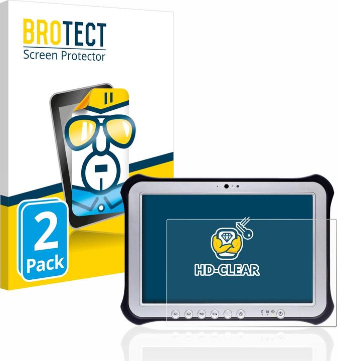 Actual product image BROTECT Screen Protector Clear (2 Piece, Toughpad FZ-G1)