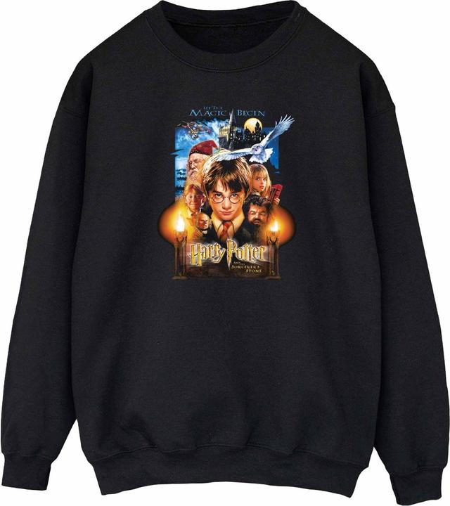 Actual product image Mens The Sorcerer's Stone Poster Sweatshirt (L)