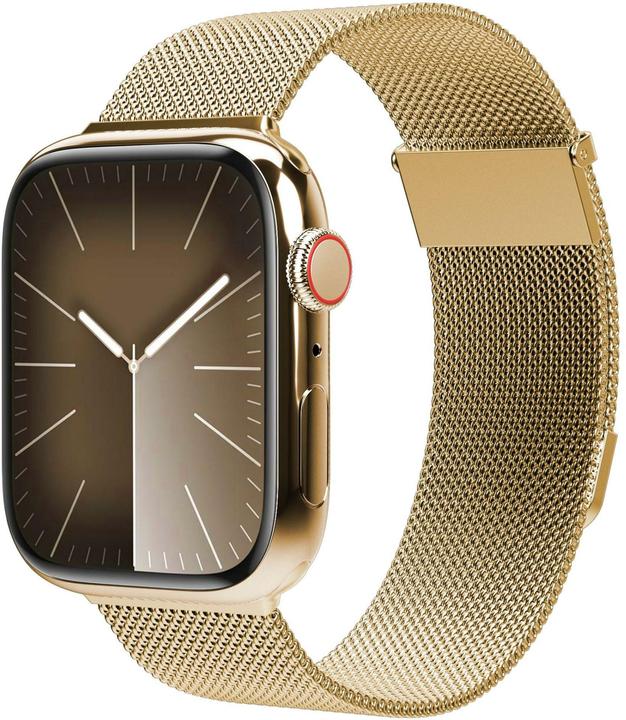 Actual product image Vonmählen Milanese wristband 2 for Apple Watch 38 40 41 mm gold (Stainless steel)