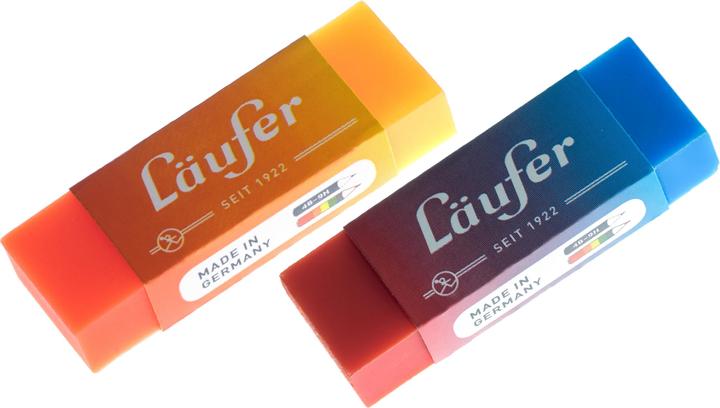 Läufer Eraser Plast Color ass.