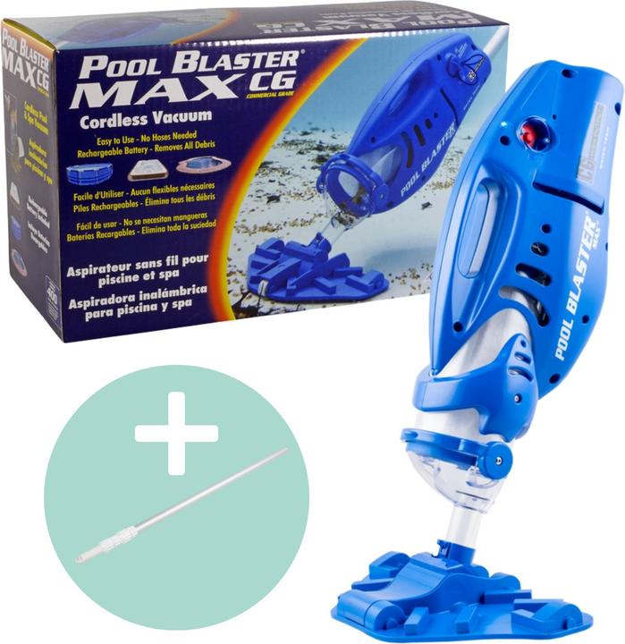 Water Tech Pool Blaster Max CG Li aspirapolvere per piscina con asta telescopica da 240 cm