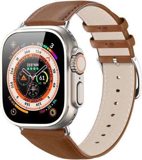 Produktbild Dux Ducis YS Series Echtleder Armband (38 mm, 40 mm, 41 mm, Echtleder, Apple Watch Series 2, Apple Watch Series 3, Apple Watch Series 1, Apple Watch Series 4, Apple Watch Series 5, Apple Watch Series 6, Apple Watch Series 7, Apple Watch Series 8, Apple Watch Series 9, Apple Watch SE)
