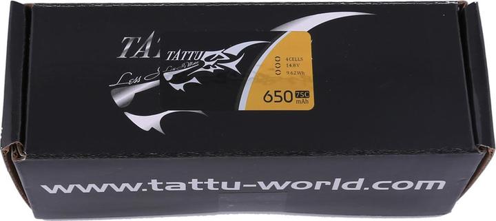 Produktbild Tattu RC-Akku LiPo 650 mAh 14.8 V 75C (14.80 V, 650 mAh)