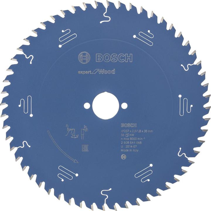Image du produit Bosch Professional Zubehör Lame de scie circulaire Expert for Wood, 237 x 30 x 2,5 mm, 56