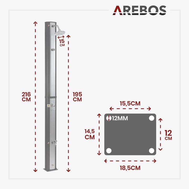 Image du produit Arebos Douche solaire