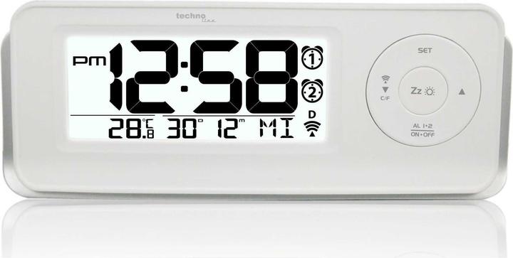 Actual product image Technoline LED radio controlled alarm clock WT 498 S