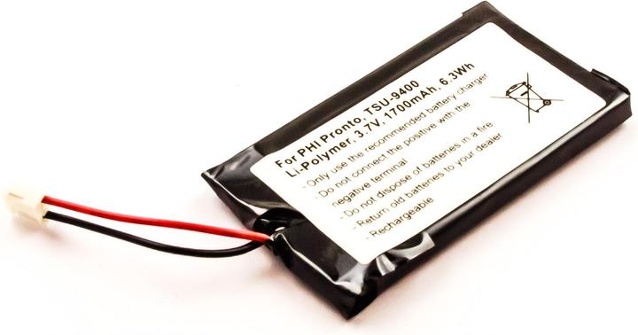 AGI Akku kompatibel mit Philips Pronto TSU-9400 - Akku - 1.700 mAh (1 Stk., 1700 mAh)