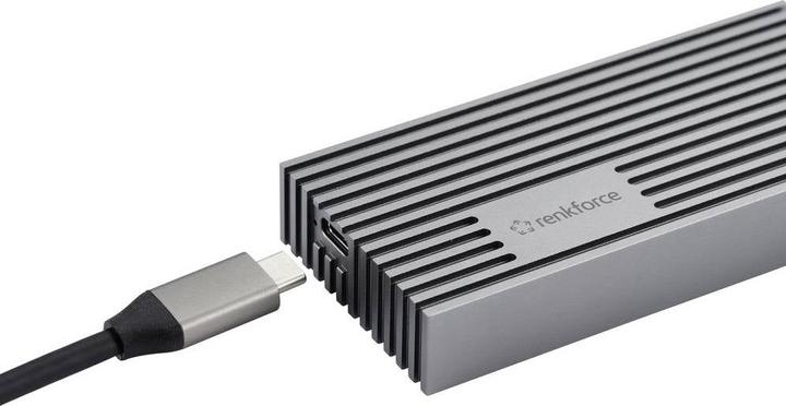 Actual product image Renkforce RF-5596326 M.2 hard drive enclosure M.2 2280 USB 4 (M.2 2280)