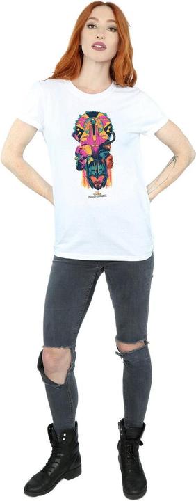 Actual product image Womens/Ladies Thor Ragnarok Character Totem Cotton Boyfriend T-Shirt (3XL)