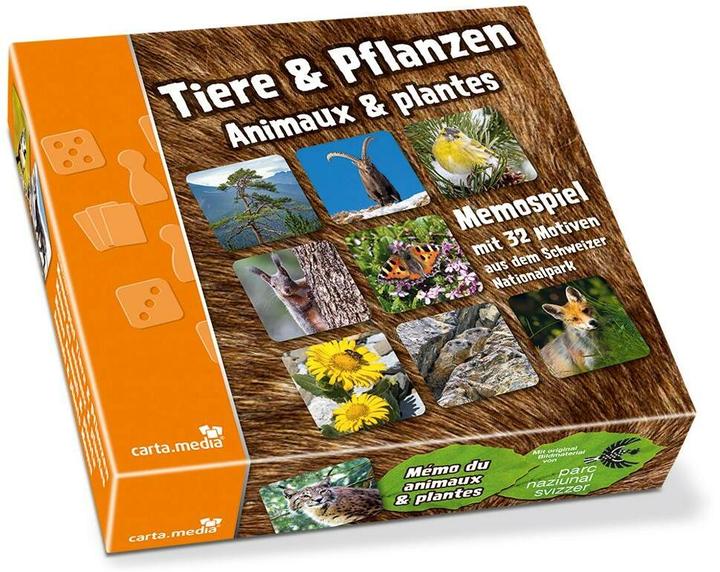 Produktbild Tiere & Pflanzen Memo (Italienisch, Englisch, Französisch, Deutsch, Multilingual)