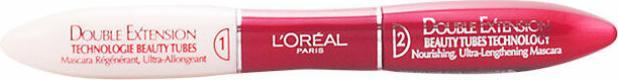 Image du produit L'Oréal Paris Mascara Double Extension Beauty Tubes (Noir)