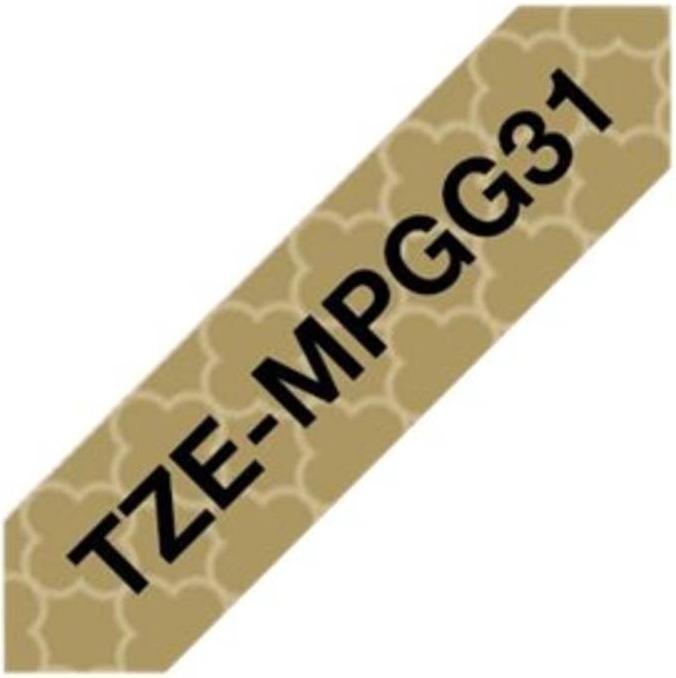 Actual product image Brother Tze-Mpgg31 (1.20 cm, Gold)