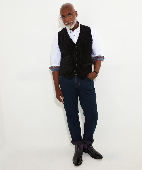 Produktbild Joe Browns Velvet Pinstripe Suit Waistcoat (38)