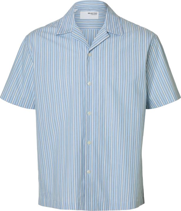 Selected Homme Streifen Kurzarmhemd