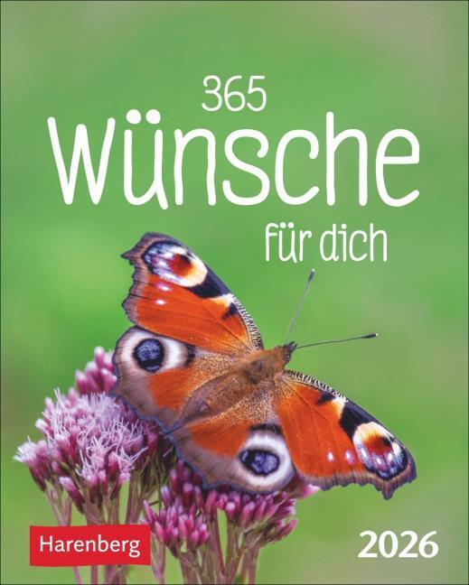 Actual product image Harenberg 365 Wünsche für dich Mini-Geschenkkalender 2026 (German)