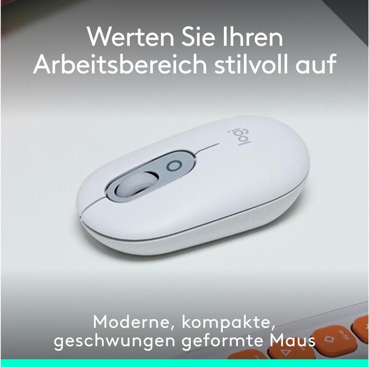Produktbild Logitech POP Mouse mit personalisierbarem Emoji (Kabellos)
