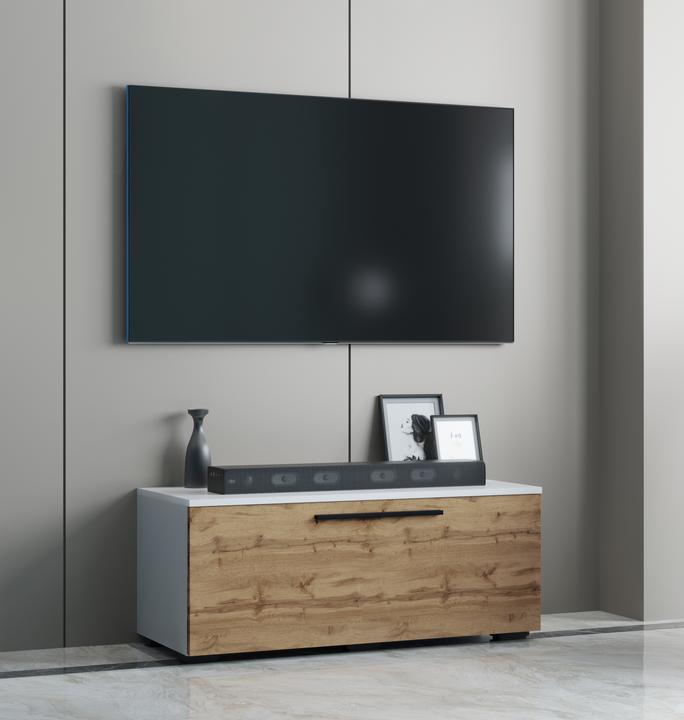 Immagine prodotto VCM Mobili TV bassi in legno Mobile TV Cabinet Table Console TV Table Arila S (95 x 40 x 39 cm)