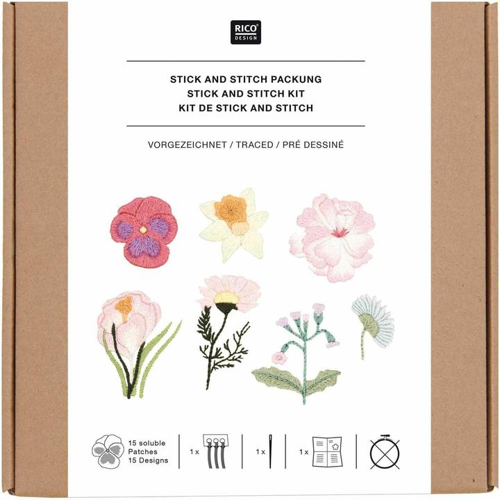 Produktbild Rico Design Stick&Stitch P.Frühlingsblumen.100237
