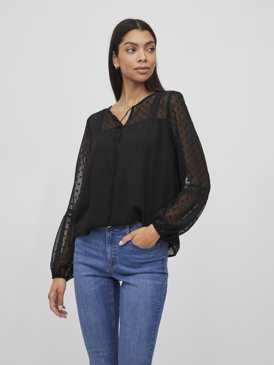 Actual product image Vila Detailed long-sleeved blouse (42)