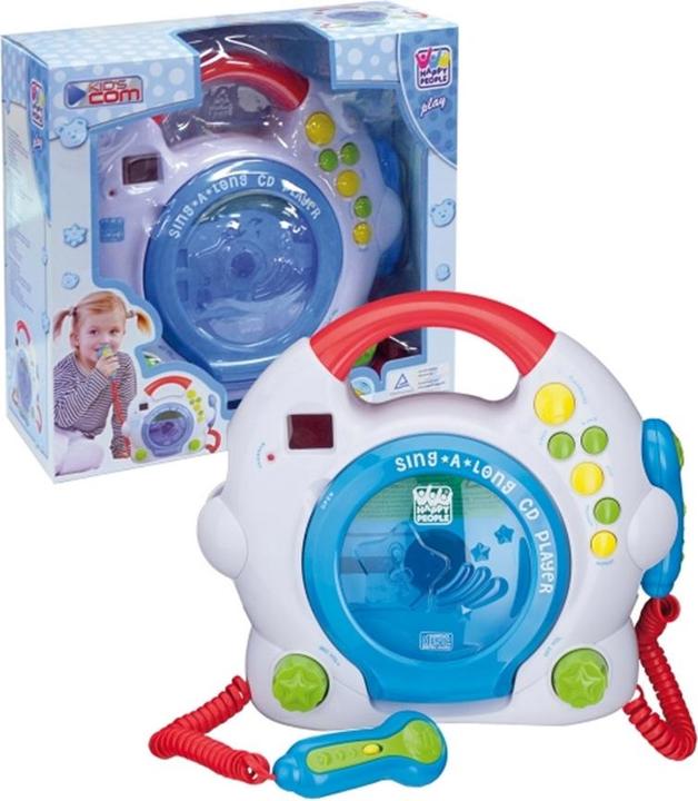 Produktbild Happy People CD Player mit 2 Mikrofonen