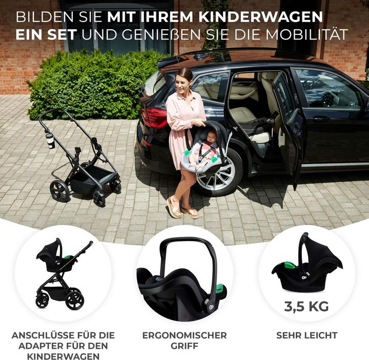 Immagine prodotto KinderKraft Visone Pro + Base Visone FX (Reboarder, ECE R129/i-Size Standard)