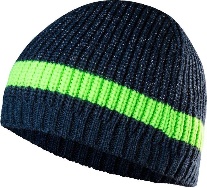 Neo PREMIUM-Wintermütze mit Reflektoren, 50 % Wolle, 50 % Acryl