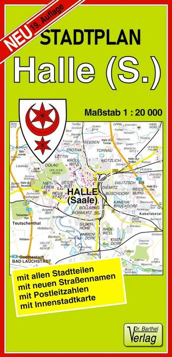 Immagine prodotto Mappa della città di Halle (Saale) 1 : 20 000