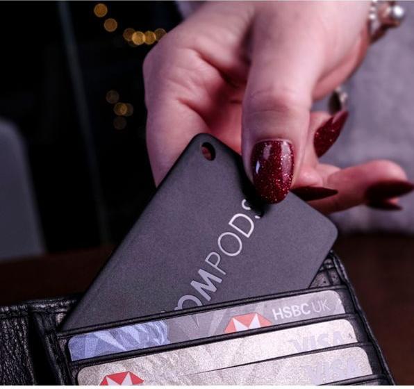 Produktbild Boompods Boomcard schwarz