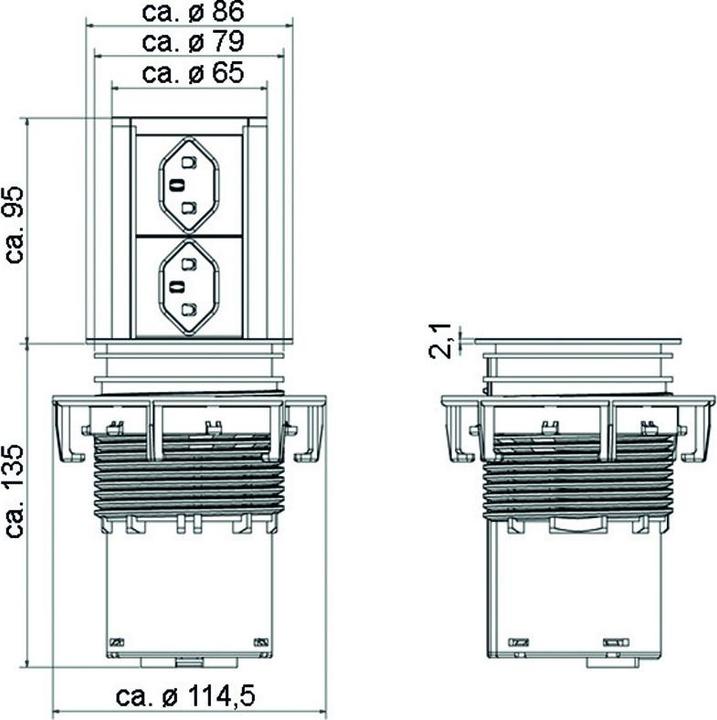 Actual product image Bachmann Elevator (2 x, Type 23, 2 m)