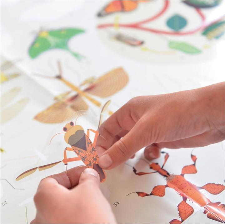 Actual product image Poppik Sticker Learning Poster Insects