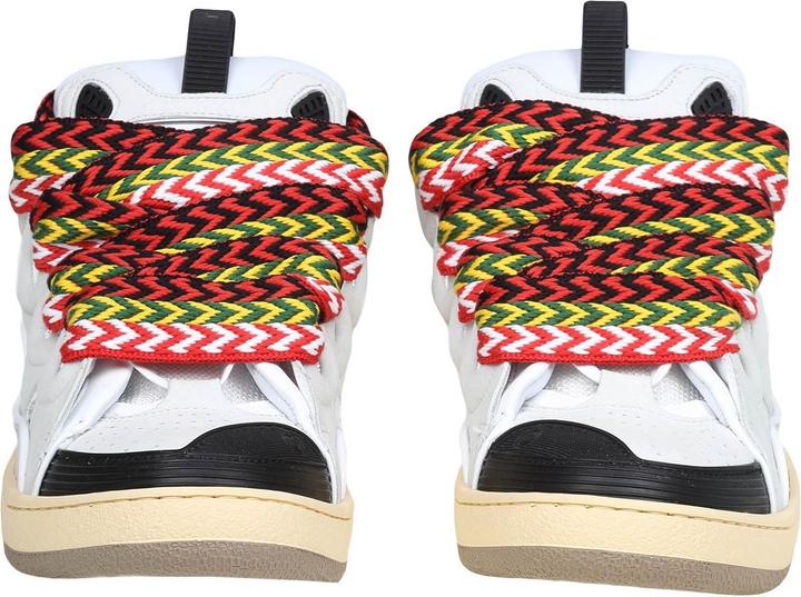 Actual product image Lanvin skate sneakers in black and white leather (36)
