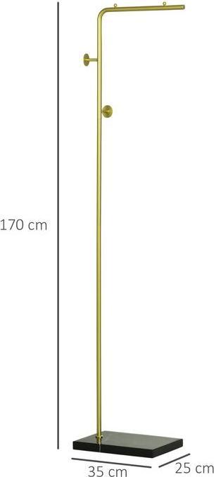 Produktbild Swisshandel24 Garderobenständer Kleiderständer mit Haken Garderobe für Kleidung, Hüte