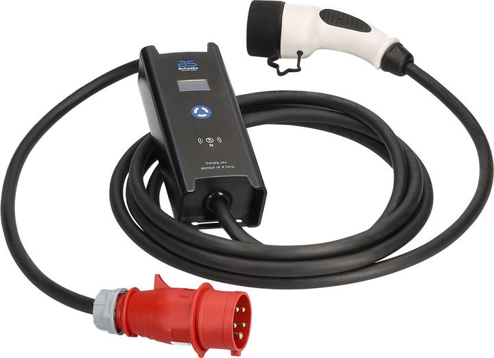 Productafbeelding As - Schwabe Mobiel laadstation voor elektrische auto's MODE 2 CEE 32A naar type 2 (CEE 16, 22 kW, 32 A, 5 m)