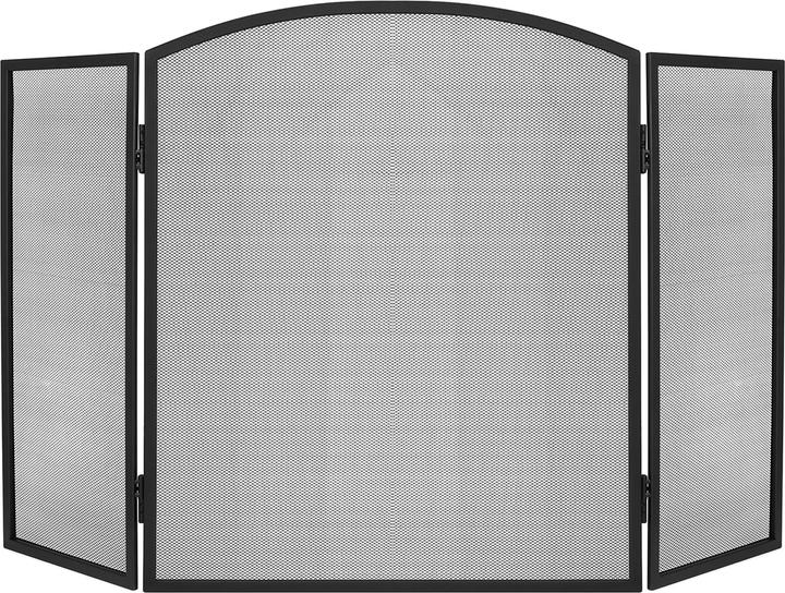 Kaminer Schermo per camino a 3 lati (118 x 28 x 76 cm)