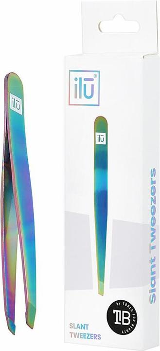 Produktbild Tools for Beauty T4B ILU Augenbrauenpinzette Präzisionsspitze Zupfpinzette Gesichtshaarentfernung (Rainbow)